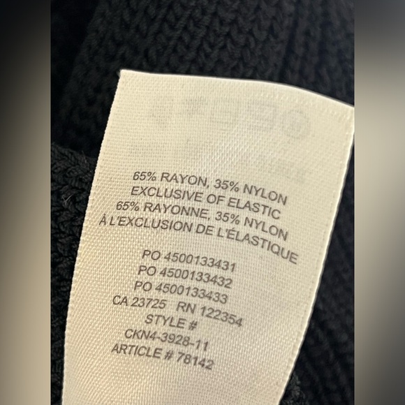 Aritzia Wilfred Cayenne Knit Crop Top Size S Black - Picture 8 of 8